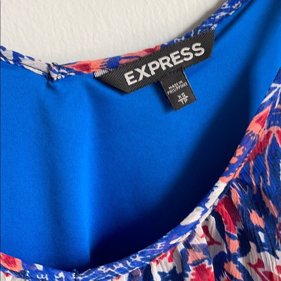 Express Blue/Multicolor Tanktop - Picture 2 of 7